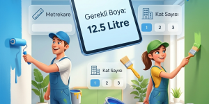 Boya Hesaplama 2026 | Duvar Boya Miktarı Hesaplama Aracı