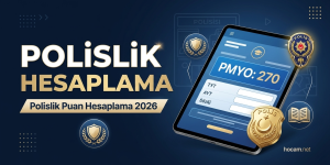 Polislik Puan Hesaplama 2026 | PMYO POMEM PAEM Sınav Puanı Hesapla