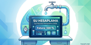 Su Faturası Hesaplama 2026 | Su Fatura Hesaplama Aracı