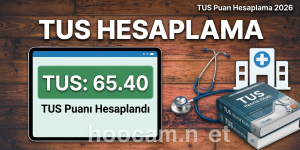 TUS Puan Hesaplama 2026 | Tıpta Uzmanlık Sınavı Puan Hesaplama