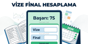 Vize-Final Başarı Notu Hesaplama 2026 | YÖK Mevzuatına Uygun | Ders Geçme