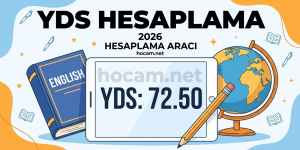 YDS Puan Hesaplama 2026 | Güncel Katsayılarla YDS Hesapla